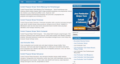 Desktop Screenshot of contohproposalskripsi.com